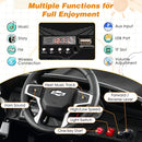 Costzon Ride on Car, 12V Licensed Chevrolet Tahoe Battery Powered Electric Vehicle w/ 2.4G Remote Control, High/Low Speed, Music, Lights, MP3/USB/FM, Spring Suspension, Electric SUV for Kids (Black) by TinyTreasures Baby Boutique