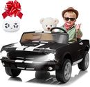 24V 2 Seater Ride on Toys, Licensed Shelby Cobra Kids Power Car Wheeler Ride On Toy w/ 2WD/4WD Switchable, Remote Control, 19" Spacious Seat, 4 Spring Suspension, Music, Bluetooth by TinyTreasures Baby Boutique