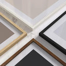 HAUS AND HUES 4-Pack White Oak Frames - 12x16 Picture Frames for Wall Artwork and Posters by CozyNest Decor