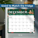 2025-2026 Magnetic Fridge Calendar 18 Monthly Magnetic Calendar for Refrigerator 2025-2026 Wall Calendar Planner Runs from July 2025 Until December 2026 Easy Organizing Markers Tearable (Festive) by TinyTreasures Baby Boutique