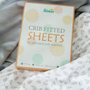 Crib Sheets 4 Pack for Baby Boys & Girls, Neutral Crib Sheet Fitted 52'' x 28'' for Standard Crib & Toddler Mattress, Ultra Soft Material Baby Sheet, Grey Leaf by TinyTreasures Baby Boutique