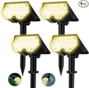 All-New Solar Spot Lights Outdoor Waterproof，20 LEDs Solar Tree Lights with 2 Modes, Landscape Spotlights for Pathway, Patio, Garden, Trees, Pool(4 Pack,Warm Light) by GreenHaven Gardens