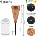 DIBIEECN 2 Pack Hummingbird Solar Pathway Lights Outdoor,Metal Garden Decorations Outdoor Lights with Patterns and Warm Light,Waterproof Landscape Lighting for Path Patio Backyard Walkway Yard by GreenHaven Gardens