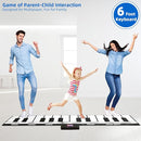SUNLIN 6ft. Piano Mat, Floor Keyboard Playmat: 24 Keys, 10 Demos, 8 Instrument Sounds, Record & Playback, Giant Interactive Musical Toys Gifts for Boys & Girls Age 3 4 5 6 7 8 9 Years Old by TinyTreasures Baby Boutique