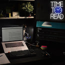 Time To Read Neon Sign Read Books Neon Light White Letter LED Signs Blue Clock Neon Read Light Up Sign for Bedroom Classroom Library Reading Corner Bookstore Decor by CozyNest Decor