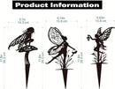 Decorative Garden Stakes, Fairy Garden Statues for Home and Garden (3) by CozyNest Decor