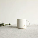 COLLECTIVE HOME - Monogram Ceramic Mugs, 15 oz Golden Initial Coffee Cups, Elegant Alphabet Tea Mugs, Elegant Personalized Mug with Gift Box, Luxurious Cups for Office and Home (c) by CozyNest Decor