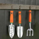 Ukoke Garden Tool Set, 3 Piece Aluminum Hand Tool Kit, Outdoor Tool, Heavy Duty Gardening Work Set with Ergonomic Handle, Gardening Tools for Women Men by GreenHaven Gardens