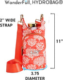 WanderFull® Original HydroBag® Collection, Water Bottle Holder w/Strap & Phone Pocket, Hands-Free Crossbody Water Bottle Bag by TinyTreasures Baby Boutique