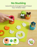 Kids Kitchen Knife Set, 15 Pcs BPA Free Montessori Kitchen Tools for Toddlers' Real Cooking, Include Knives, Crinkle and Sandwich Cutters, Peeler, Cutting Boards, Cleaning Tools for 3+ Birthday Gift by TinyTreasures Baby Boutique