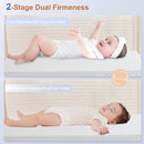 NeoBorn Pack and Play Mattress, 38 x 26 Pack N Play Mattress for Babies and Toddlers, Dual Sided Comfort Gel Memory Foam Mattress with Removable Breathable Soft Tencel Cover by TinyTreasures Baby Boutique