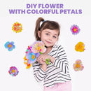 windpaint DIY Fabric Flower Bouquets Toys Accessories, DIY Craft Kits Flowers Accessories for Toddler Kids,Birthdays Gifts (Colorful) by TinyTreasures Baby Boutique