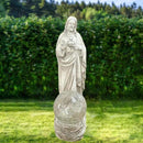 Jesus Statue Outdoor Decor Solar Lights, Religious Garden Statue, Blessed Father Outdoor Figure for Home/Garden Decor, Gift for Men/Father(11.22" H) by GreenHaven Gardens