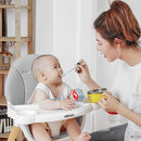 Gofirst 6 in 1 Baby High Chair,Convertible Wooden High Chairs for Babies and Toddlers,Infant Dining Booster Seat,Building Block Table/Baby Highchair 4-Position Removable Baby Feeding Chair by TinyTreasures Baby Boutique