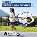 Caroma Electric Scooter for Kids Ages 6-12,150W/180WMotor,10 MPH Max Speed & 7 Miles,Colorful Lights,Adjustable Height & Speed,LED Display,Foldable Kids Electric Scooter 132 Lbs Max Load,Idea Gift by TinyTreasures Baby Boutique