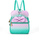 KL928 Girls Bowknot Polka Dot Cute Mini Backpack Small Daypacks Convertible Shoulder Bag Purse for Women by TinyTreasures Baby Boutique