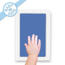Large Clean Touch Ink Pad for Baby Handprints and Footprints – Inkless Infant Hand & Foot Stamp – Safe for Babies, Doesn’t Touch Skin – Perfect Family Memory or Gift, Blue Print Kit by Tiny Gifts by TinyTreasures Baby Boutique