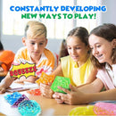 Sensory Fidget Toys for Kids: 8 Pack Gel-Filled Maze Squeeze for Children - Calming Autism Toys for Classroom by TinyTreasures Baby Boutique