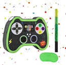 WERNNSAI Video Game Controller Piñata - Game Party Supplies Piñata Bundle with Blindfold and Bat for Boys Kids Gaming Theme Birthday Party Game Carnival Activity Decorations (15.7" x 12.2" x 3.1") by TinyTreasures Baby Boutique