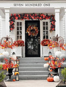 Lvydec 2 Pack Halloween Fall Maple Garland - 5.9ft/Piece Artificial Hanging Fall Leave Vines Garland Autumn Decor for Thanksgiving Home Wedding Party by CozyNest Decor
