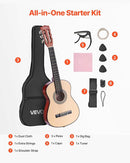 VEVOR Acoustic Guitar, Classical Guitar Starter Kit for Beginners, with Nylon Strings, Basswood Guitar, for Kids Adults Girls Boys Students by TinyTreasures Baby Boutique