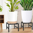 Plant Stand Indoor Outdoor, Heavy Duty Wrought Iron Pedestal Stands Metal Plant Stand for Indoor Outdoor, Sturdy Low Flower Stand Display Planter Shelf, 3pcs, Black by GreenHaven Gardens
