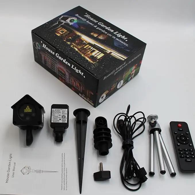 LedMall Mini House RGB Firefly with 32 Patterns Garden Laser Lights Projector, photo 5 of 9
