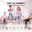IROO Mini Karaoke Machine for Kids, 2025 TOP Toys Birthday Gifts Ideas for Girls Ages 4, 5, 6, 7, 8, 9, 10, 12+ Years Old, Portable MP3 Player with 2 Wireless Mics for Party by TinyTreasures Baby Boutique