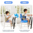 Toddler Booster Seat for Dining Table, Dinosaur Booster Seat for Table with Backrest and Adjustable Seat Belts Non-Slip Bottom Portable Booster Seat Increasing Cushion for Kid Baby Eating Travel Home by TinyTreasures Baby Boutique