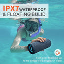 SOWO Portable Bluetooth Speaker, IPX7 Waterproof Wireless Bluetooth Speaker, Bassboom Technology, 25W Loud Stereo Sound, LED Light with TWS Pairing, 16H Playtime for Home and Outdoor -Blue by TinyTreasures Baby Boutique
