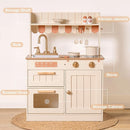 ROBOTIME Play Kitchen for Kids Toddlers, Wooden Pretend Play Kitchen Set Toy with Cutting Food Set, Toys Kitchen Gift for 3+ Year Old Kids, Girls & Boys by TinyTreasures Baby Boutique