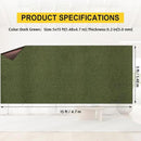 Marine Carpet,5 FT x 15 FT Olive Green Indoor Outdoor Carpet 0.2" Thick with Water-Proof TPE Backing, Non-Slide for Home, Patio, Porch, Deck by CozyNest Decor