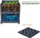 LINEX Raised Garden Bed Planter Box with Trellis, 56.7” Tomato Planters for Climbing Plants Vegetable Vine Flowers Outdoor Patio, Tomatoes Cage w/Self-Watering & Wheels by GreenHaven Gardens