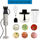 Kenmore Immersion Blender - Handheld Stick Mixer For Kitchen, Food Chopper, Whisk, Smoothie Milkshake Maker, Blend Baby Food, Protein Shake, Puree, Batidora De Inmersión Stainless Steel Blade, Black by TinyTreasures Baby Boutique