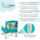 Hiccapop OmniBoost Travel Booster Seat with Tray for Baby | Folding Portable Baby Booster Seat for Dining Table, Camping, Beach, Grandma’s | Tip-Free Design Straps to Kitchen Chairs - Booster Chair by TinyTreasures Baby Boutique
