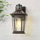 VIANIS Oil Rubbed Bronze Dusk to Dawn Motion Sensor Porch Light, Anti-Rust Aluminum Frame, Tempered Glass, 100% Weather Resistant, Easy Installation, Fits Standard E26 Bulbs by GreenHaven Gardens