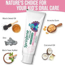 SprinJene Natural Kids Toothpaste, Bubblegum | Natural Children’s Toothpaste for Cavity Protection | Fluoride Toothpaste for Toddlers | 2 Pack by CozyNest Decor