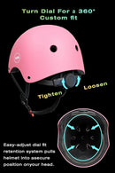 XJD Kids Bike Helmet,Multi-Sport Protective Gear Set for 3-5-8-14 Years Boys Girls with Knee and Elbow Pads Wrist Guards fit Roller Skates,Cycling,Skateboarding,Skating Scooter by TinyTreasures Baby Boutique