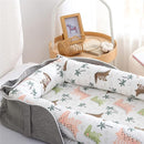 Baby Lounger for Newborn Portable Bag,Baby Lounger Play Mat Awake-Time,Newborn Babies Essentials Gifts 0-24 Months Home Travel(Crocodile Jungle) by TinyTreasures Baby Boutique