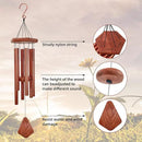 Wind Chimes for Outside, Wind Chimes Outdoor, Windchimes with 6 Tubes for Wedding,Mother's Day and Other Holidy Gifts by CozyNest Decor