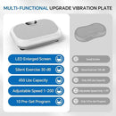 Vibration Plate Exercise Machine Weight Loss, Full Body Shaker Workout Vibration Plates Lymphatic Drainage, Stand Shake Vibrating Plate for Women Men 450 Lbs Capacity Fitness Platform by CozyNest Decor