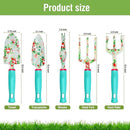 Garden Tools Set WANCHI 10 Piece Heavy Duty Floral Garden Tool Set Gardening Gifts for Women Men Birthday Rust-Proof Aluminum Garden Hand Tools Gardening Kit with Tote Bag Apron Glove by GreenHaven Gardens