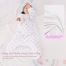 Baby Toddler Sleep Sack with Feet 2.5 TOG Winter, Wearable Blanket with Legs, Toddler Sleeping Sack Long Sleeve (Star, 6-12 Month) by TinyTreasures Baby Boutique
