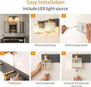 Modern Bathroom Vanity Light 2-Lights Black Gold Crystal Bathroom Wall Light Vanity Light Fixtures，12.59-inch Modern Minimalist Design by CozyNest Decor