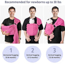 CUBY Water Baby Sling Carrier Lightweight Breathable Mesh Baby Wraps Carrier Adjustable Ring Sling Quick-Drying Baby Carriers Sling for Newborn Toddler Summer Swimming Pool Beach (Pink) by TinyTreasures Baby Boutique
