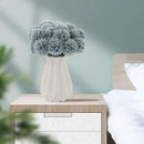 Kimura's Cabin 20Pcs Fake Mums Flowers Artificial Silk Chrysanthemum Ball Flower for Wedding Party Home Kitchen Table Core DIY Decoration Bouquets (Dark Blue) by CozyNest Decor