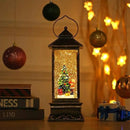 House & Garden Decoration,Christmas Lantern with 8 Pieces of Music,Sparkling Crystal Keep Circling Around The Snowman Families Music Box as a (Christmas Tree) by CozyNest Decor