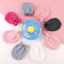 Newborn Baby Mittens No Scratch Cotton Elastic Wrist Gloves Infant Toddler Mittens for Baby Boy Girl 0-6 Months by TinyTreasures Baby Boutique