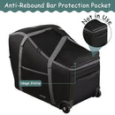 Infant Car Seat Travel Bag Fit Doona Car Seat Stroller and Base, Chicco Keyfit 35 and Base, Doona Travel Bag with Wheels, Padded Car Seat Bags for Air Travel, Nuna Travel Bag with Zipper Pocket by TinyTreasures Baby Boutique