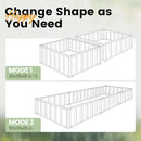 KING BIRD Galvanized Raised Garden Bed with 2 Installation Methods for DIY, 101" x 36" x 18" Heightened Planter Kit Box Outdoor for Deep-Rooted Vegetables, Flowers, Green by GreenHaven Gardens